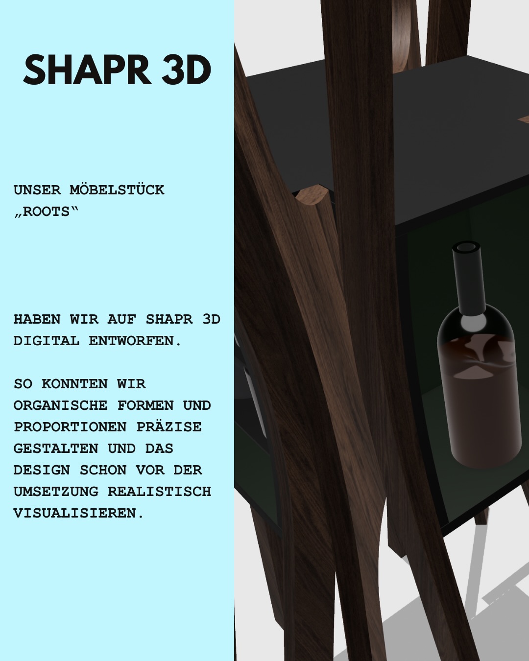 Roots – Projektentwurf in Shapr3D